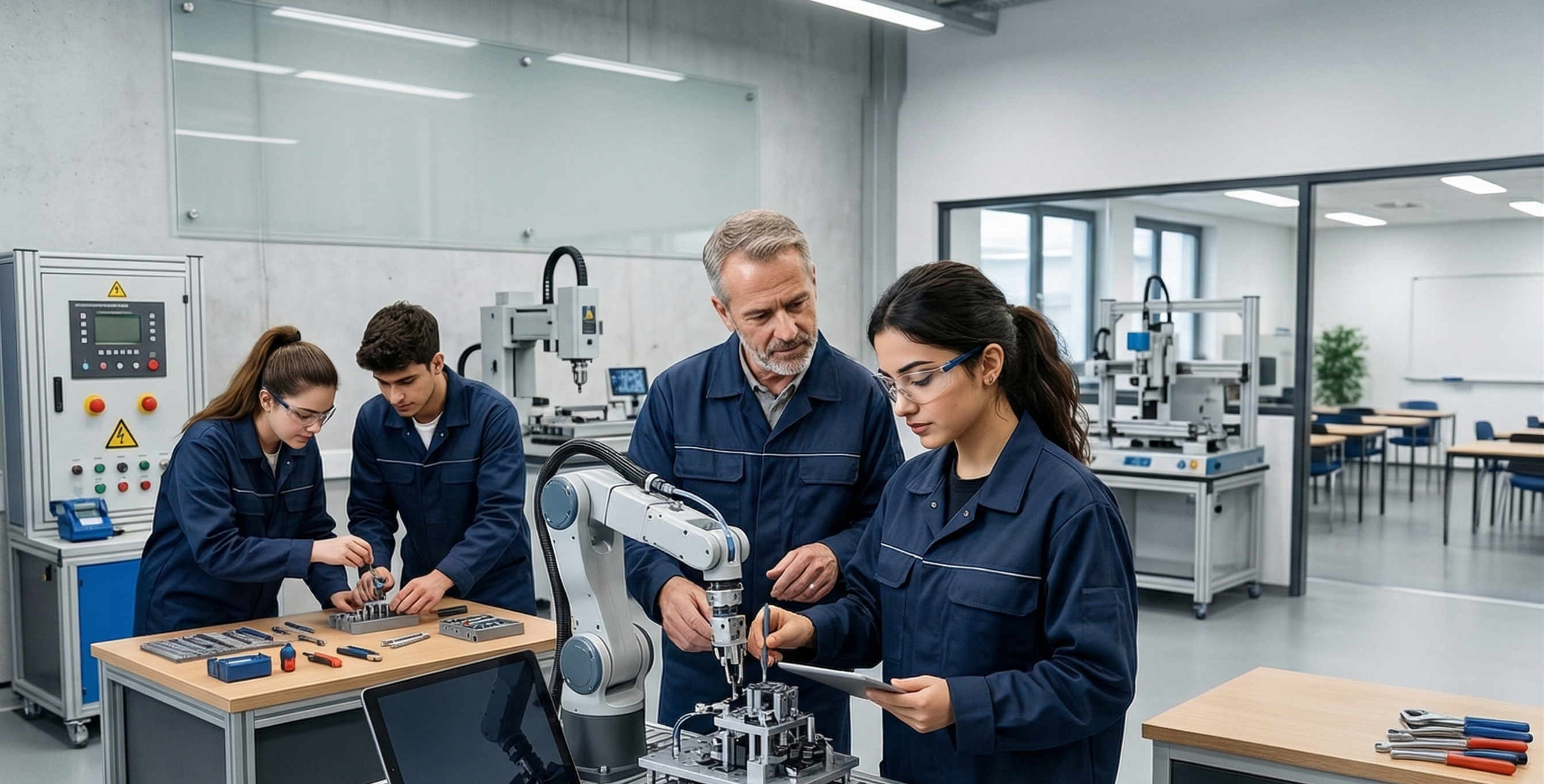 Teknik eğitim ortamında uygulamalı ders